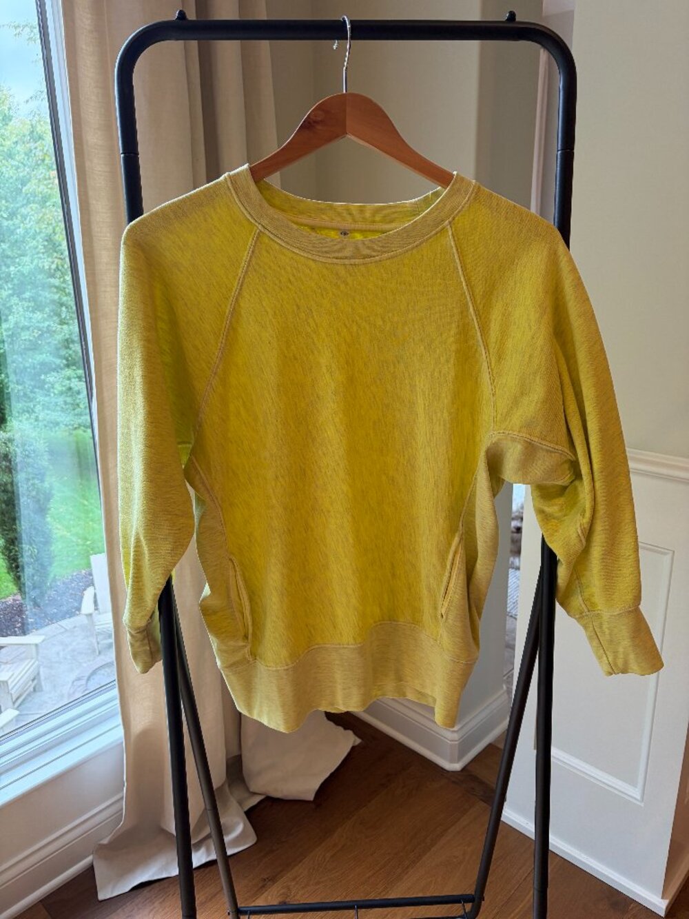 Free People Movement Yellow Sweatshirt Size XS